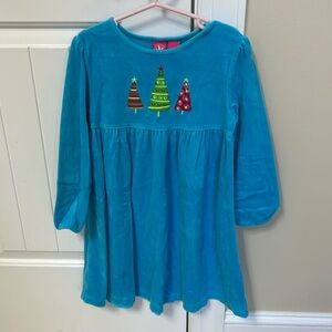 Appliqué Christmas Tree dress